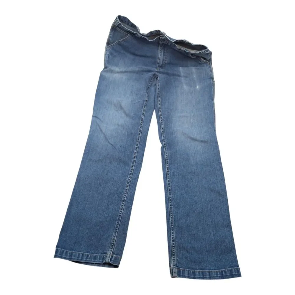 Carhartt‎ Carpenter Jeans Men’s 36x36 Relaxed Fit Denim Blue Workwear distressed